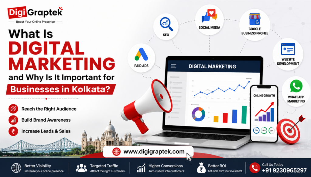 What Is Digital Marketing and Why Is It Important for Businesses in Kolkata?
